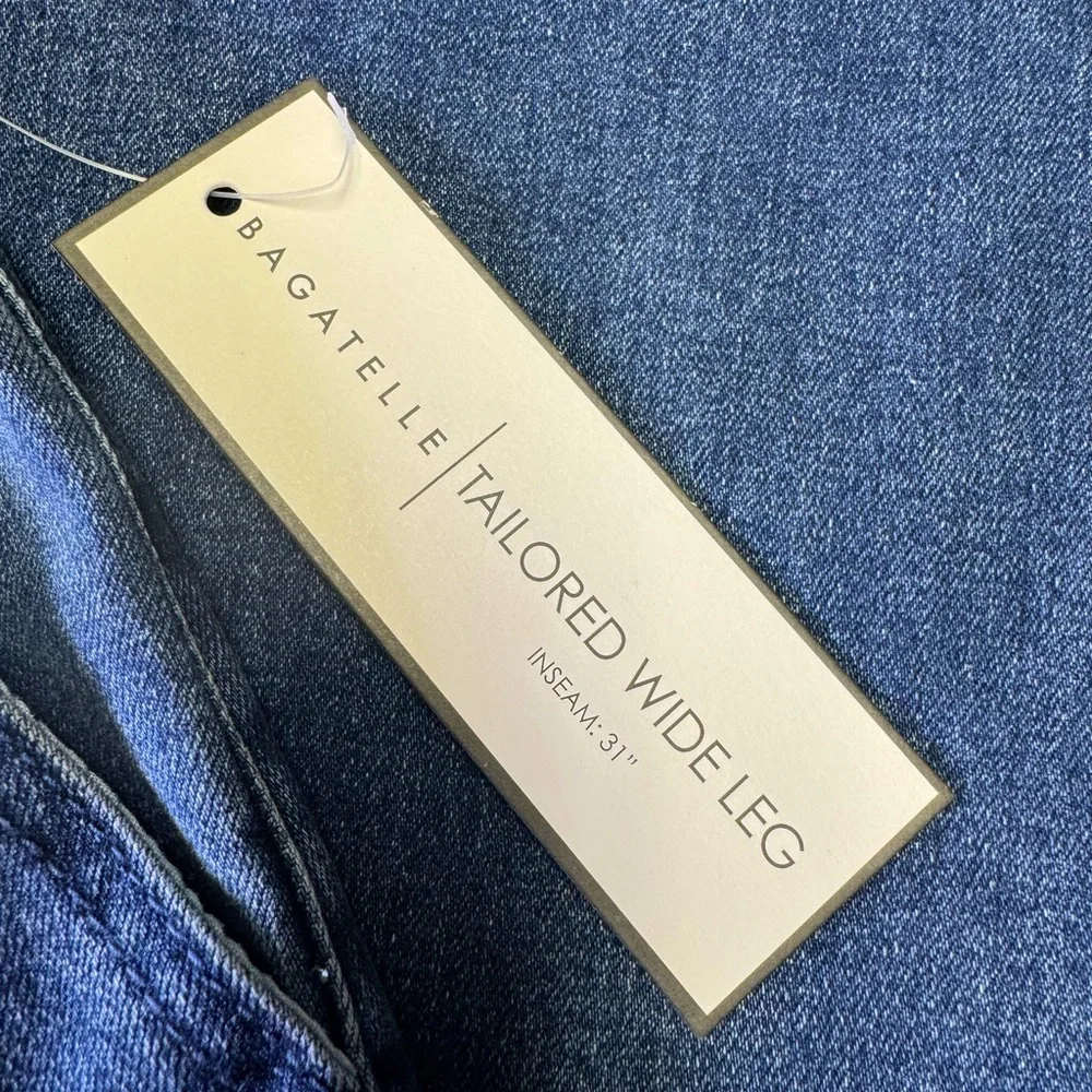 Bagatelle Dark Blue Wide‎ Leg Jeans NEW with tags 28x31